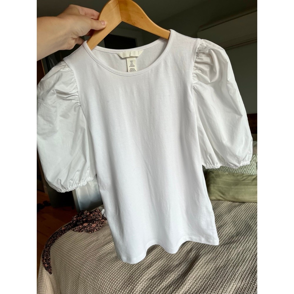 NWT H&M Puff Sleeve Top